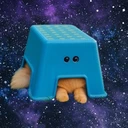 cat in stool